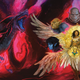 A giant ocean serpent menaces a party of adventures on the Call of the Netherdeep cover.